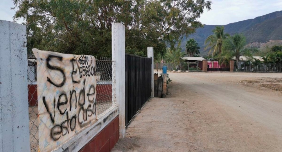 El poblado que el Cártel de Sinaloa volvió un pueblo fantasma