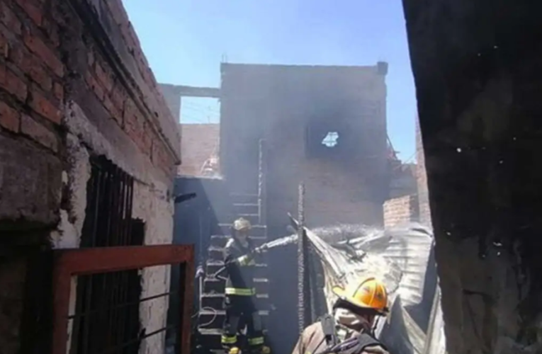 Se quema una casa y mueren dos niñas en Aguascalientes