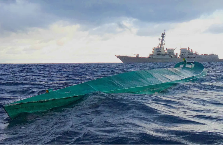 Aseguran en el Mar Caribe narcosubmarino con 2,500 kilos de cocaína