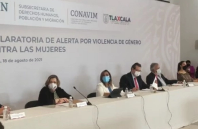 Declaran alerta de género en Tlaxcala