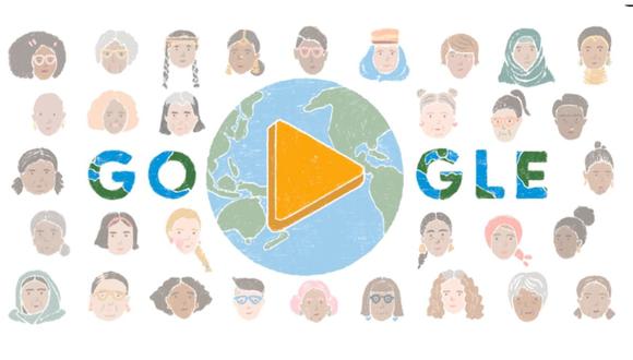 8M: Google conmemora el Día Internacional de la Mujer con un doodle