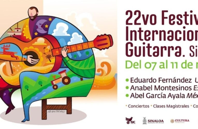 EL XXII FESTIVAL INTERNACIONAL DE GUITARRA SINALOA, MÉXICO OFRECE SU DIPLOMADO INTERNACIONAL DE GUITARRA ONLINE