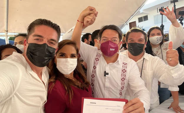 Mara Lezama se registra como candidata de Morena a la gubernatura de Quintana Roo