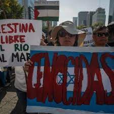 Protesta masiva en México exige condena “genocidio” a Palestina por parte de Israel