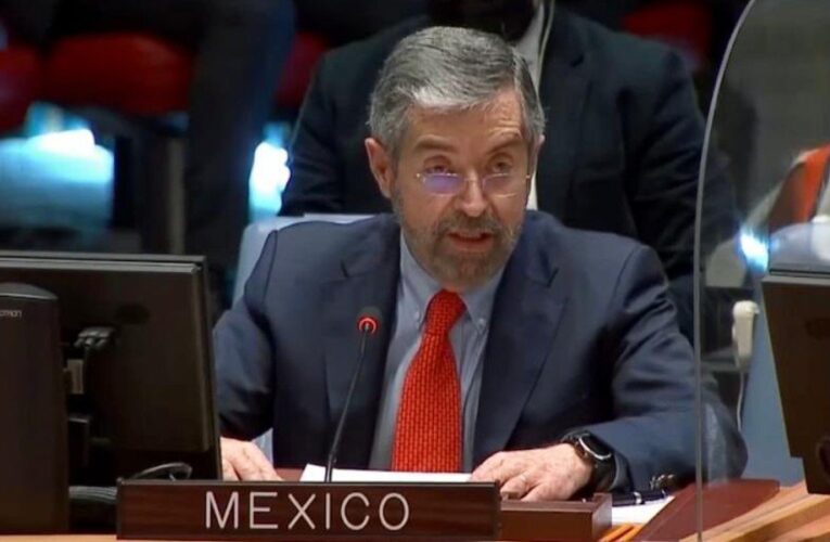 Gobierno de México pide ante ONU proteger a población civil en Ucrania