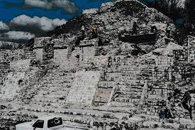 Edzná, una zona arqueológica de México restaurada con el apoyo de refugiados guatemaltecos 