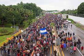 Migrantes se preparan en sur de México para salir a la capital CDMX