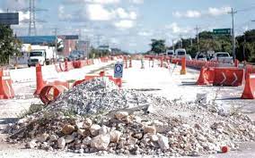Obra fallida del Tren Maya sigue causando caos en Playa del Carmen