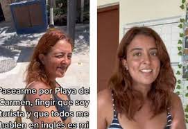 VIRAL: “Que todos me hablen en inglés” Mexicana finge que es turista en Playa del Carmen