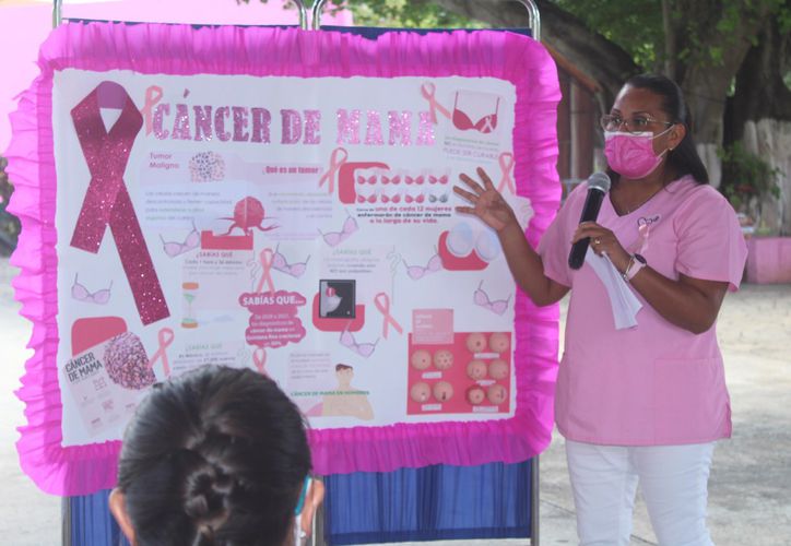 Promueven la prevención del cáncer de mama en Playa del Carmen
