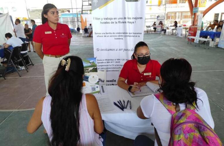 Alistan jornadas de empleo en Cancún, Playa del Carmen y Chetumal