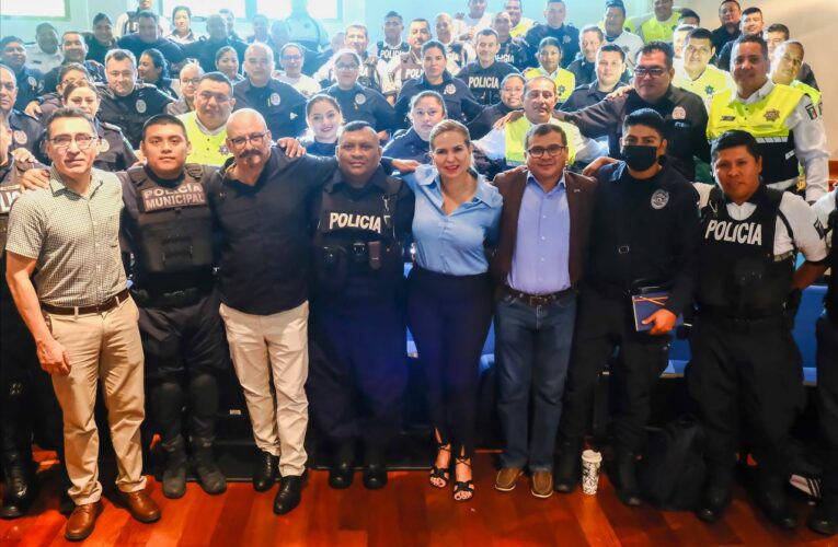 *Lili Campos brindará dignificación integral a la policía municipal*