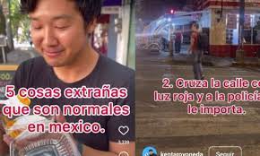 Extranjero señala las cinco cosas más “extrañas” que sólo suceden en México