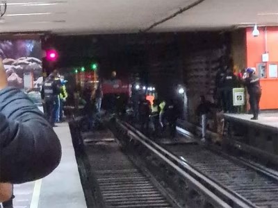 Chocan dos trenes del Metro en la CDMX