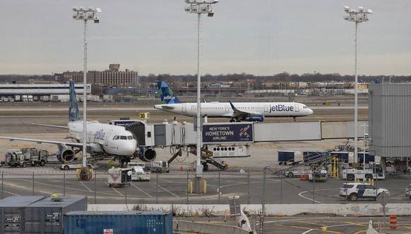 Chocan dos aviones en el Aeropuerto Internacional JFK