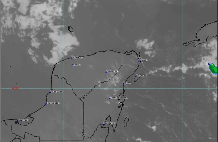 Pronostican día cálido y chubascos en Quintana Roo