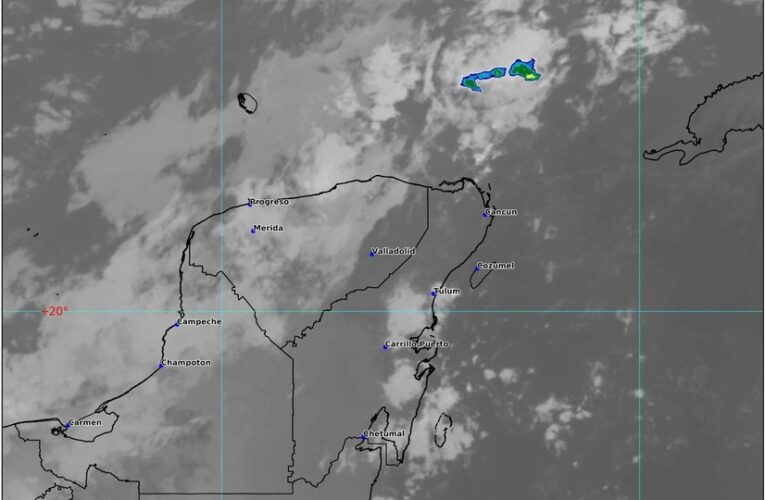 Pronostica SMN lluvias con chubascos para Quintana Roo