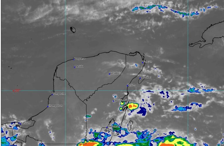 Pronostican lluvias puntuales fuertes en Quintana Roo