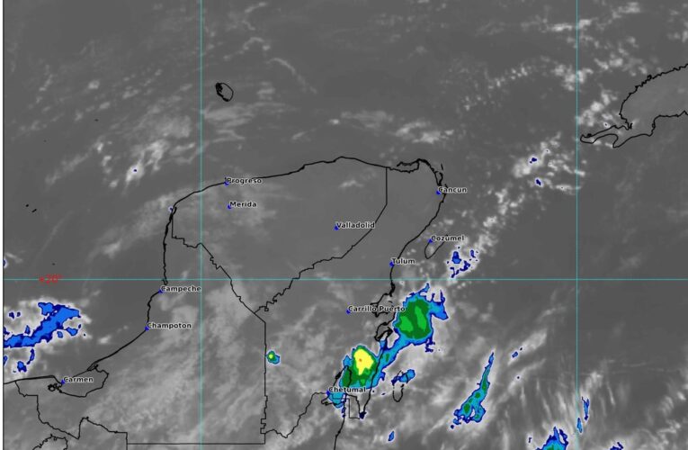 Pronostican lluvias puntuales intensas en Quintana Roo