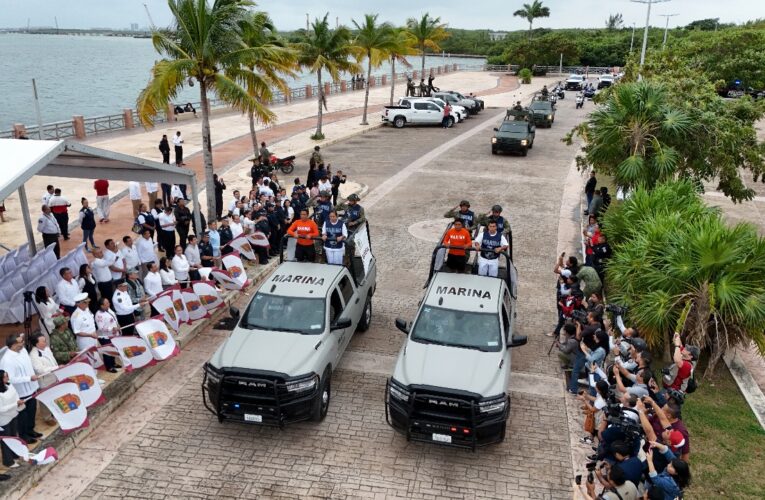 Aplican blindaje policial por Guadalupe-Reyes en Quintana Roo