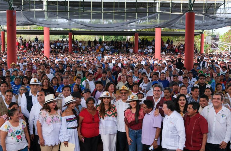 Apertura Mara Lezama el Foro Sembrando Vida para transformación de comunidades y ejidos en el sur