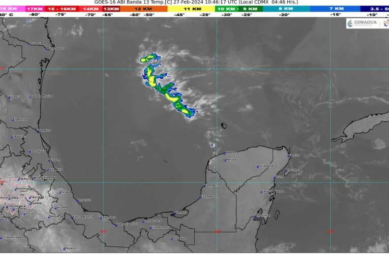 Esperan para Quintana Roo cielo medio nublado y lluvias