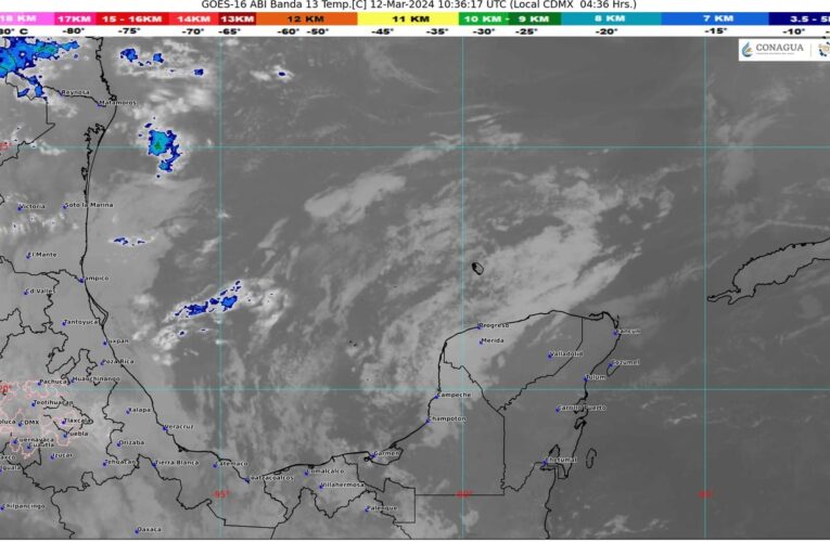 Pronostican lluvias ligeras para Quintana Roo