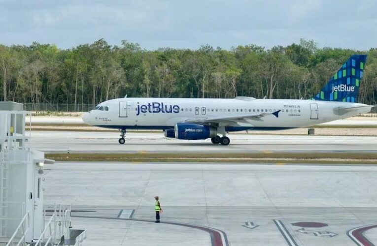 Aterriza el primer vuelo de Jet Blue en el Aeropuerto Internacional de Tulum