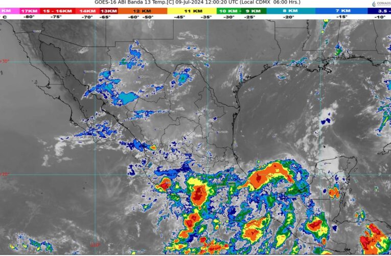 La onda tropical 8 recorrerá el oriente y sur de México