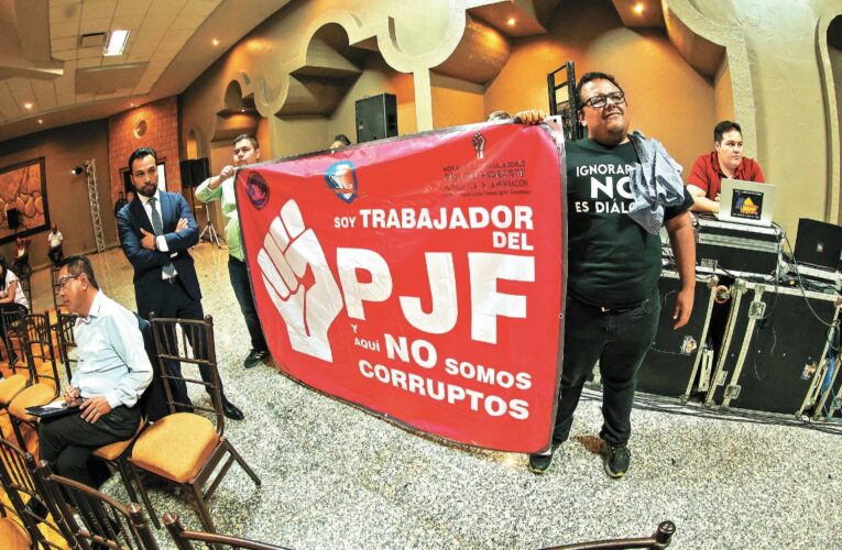 Trabajadores del Poder Judicial inician paro indefinido de labores