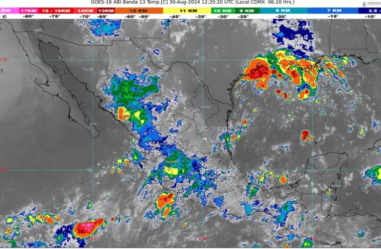 Pronostican lluvias intensas y clima inestable en gran parte del país