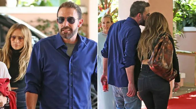 Jennifer Lopez y Ben Affleck “cachados” de la mano y besándose en pleno proceso de divorcio