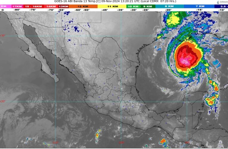 Pronostican lluvias muy fuertes en el Sureste de México