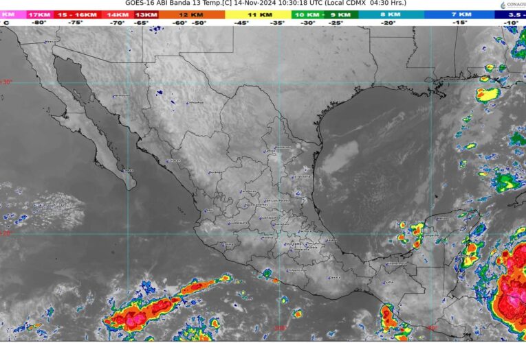 El frente frío número 9 generará evento de “Norte”