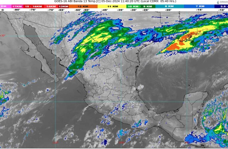 Un nuevo frente frío afectará a México