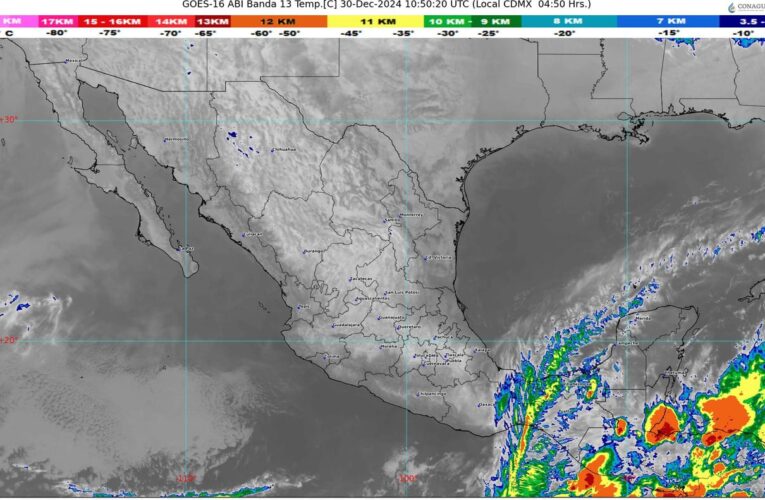 Se aproxima un nuevo frente frío a la frontera norte de México