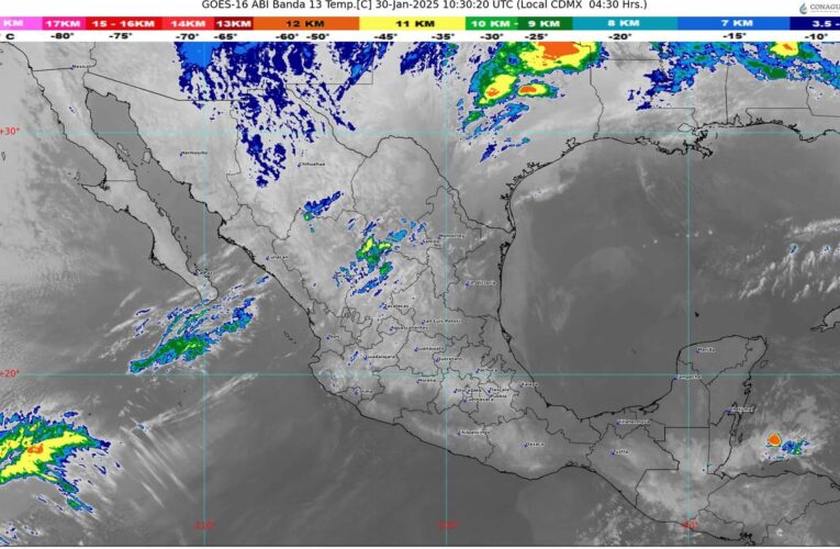 El frente frío número 25 recorrerá el noreste del país