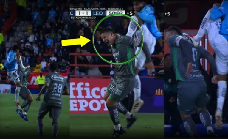 James Rodríguez recibe patada de Elías Montiel en Pachuca vs. León