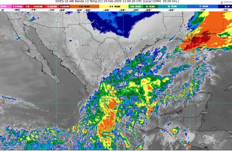 El frente frío 28 se desplazará sobre el litoral del golfo de México