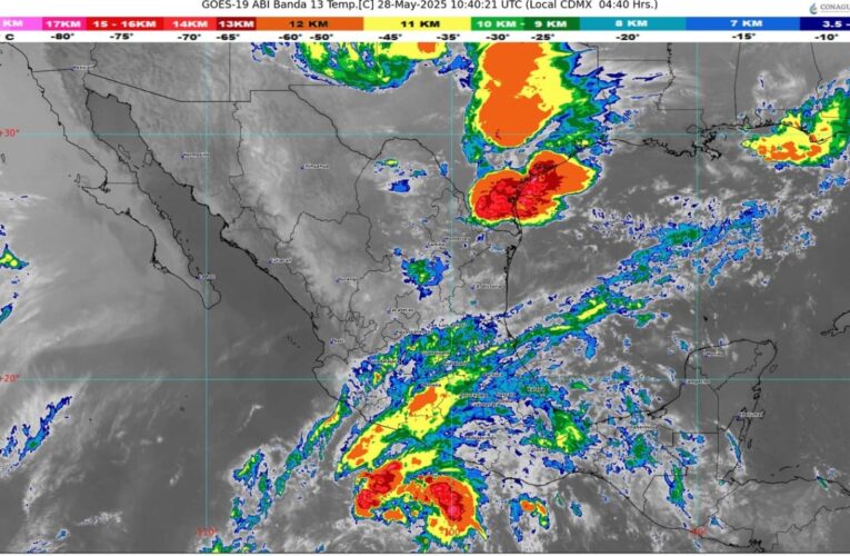 Posible ciclón tropical se desplazará al sur de las costas de Michoacán y Colima