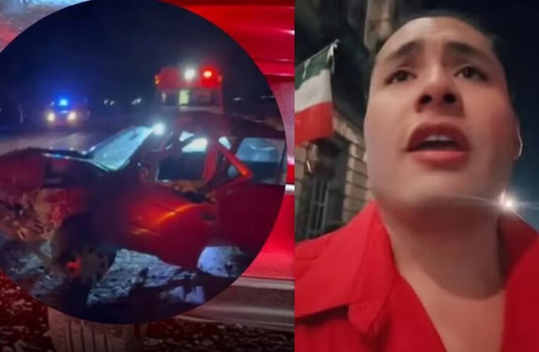 Reportero acude a cubrir accidente carretero y descubre que las víctimas son sus hijos