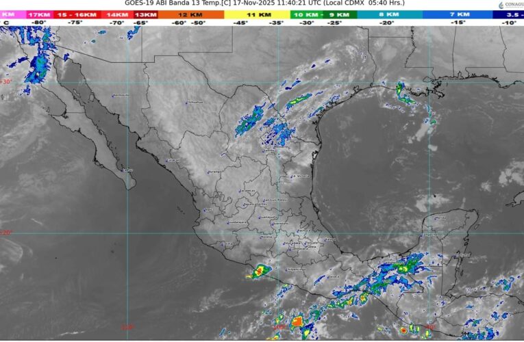 El frente frío número 15 se aproximará al noroeste de México