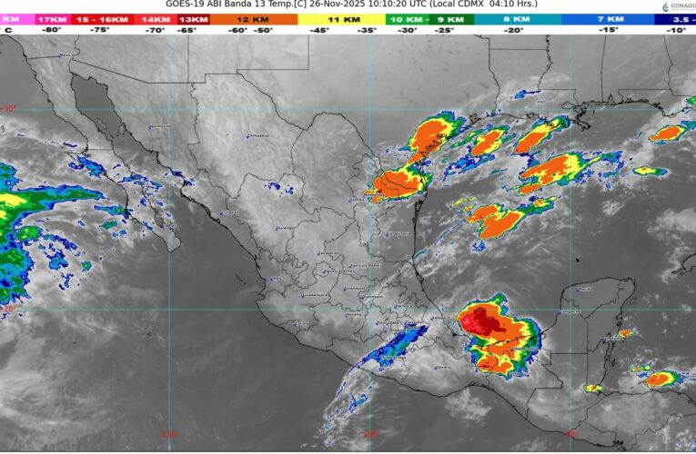 El frente frío número 16 será reforzado por una masa de aire polar