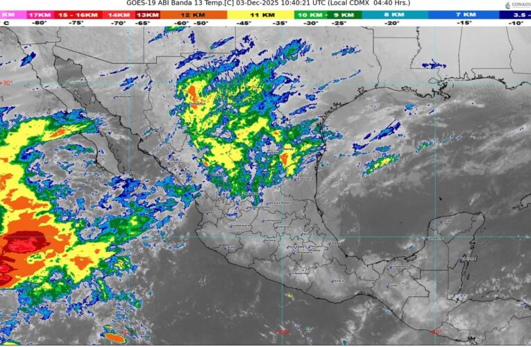 El frente 17 se extenderá con características de estacionario, en México
