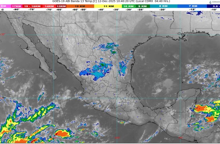 Se aproxima un frente frío a la frontera norte de México