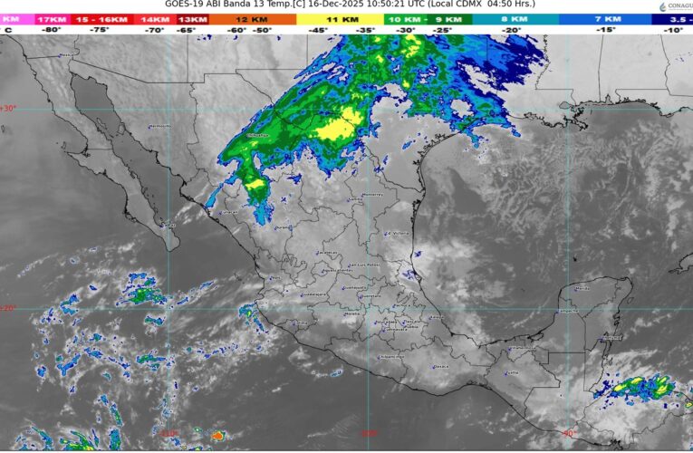 Continuará el ambiente frío durante la mañana y noche en el norte, noreste y centro de México