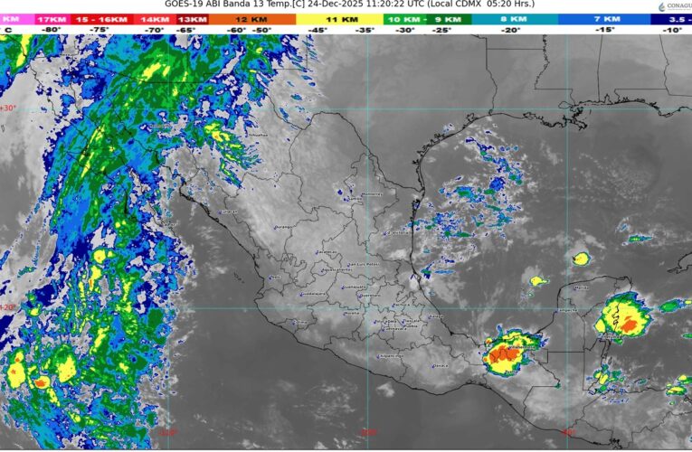 Sería una lluviosa Nochebuena en varias regiones del país