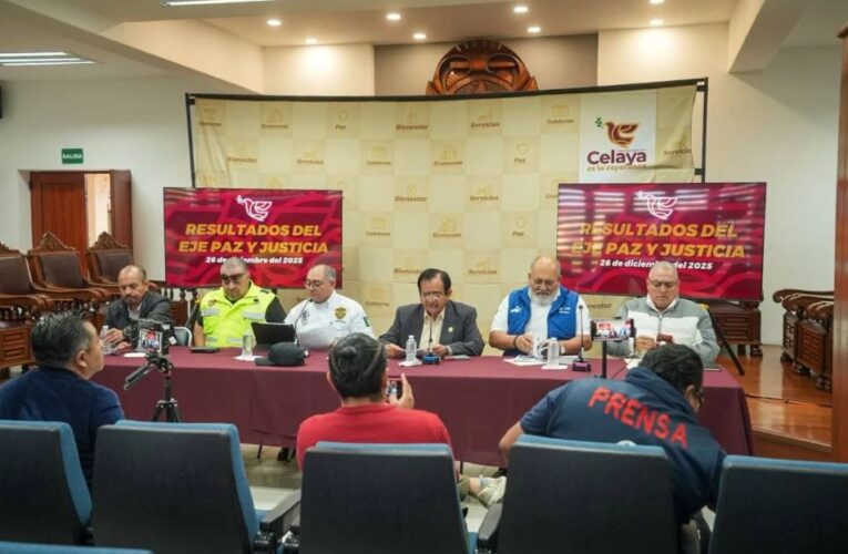 Alcalde de Celaya denuncia boicot político y destaca reducción del 52% en homîcîdîos