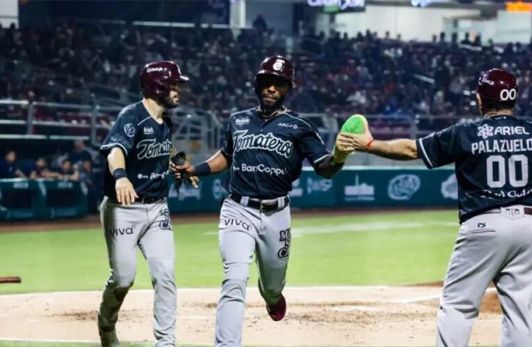 Los Tomateros de Culiacán, firmes en Nayarit