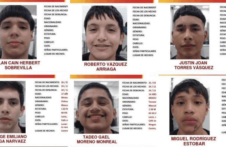 Desaparecen 6 adolescentes en vísperas de Navidad en Villahermosa